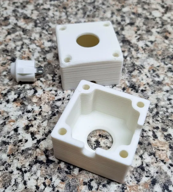 Vỏ hộp gắn nổi cho công tắc tròn 15mm - Image 3