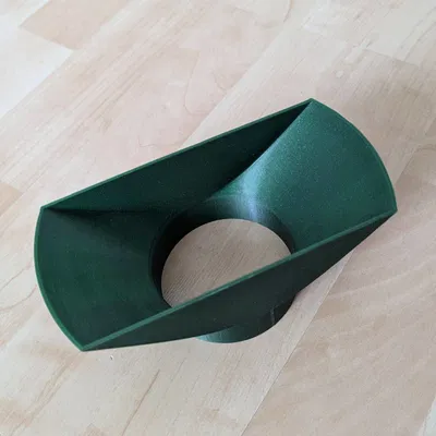 Phễu 3D hỗ trợ đổ hạt hút ẩm vào túi vải organza 12cm tiện lợi