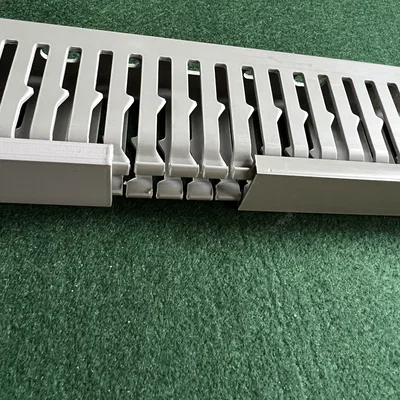 Nắp đậy máng cáp cho máng đi dây đục lỗ 25mm