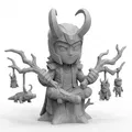 Mô hình Chibi Trickster Variant Holder – Figure kỳ ảo đáng yêu cho máy in 3D - Thumbnail 2