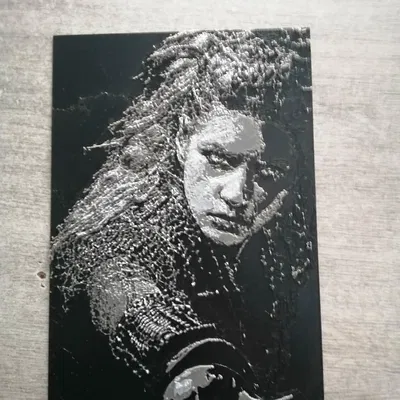 Tranh in 3D Hue Forge hình chiến binh Lagertha nghệ thuật