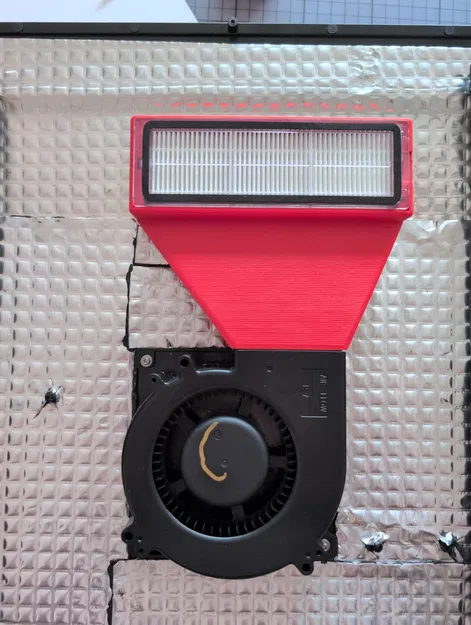 Chế quạt làm mát phụ Qidi Q1 Pro thành bộ lọc HEPA / than hoạt tính - Image 1