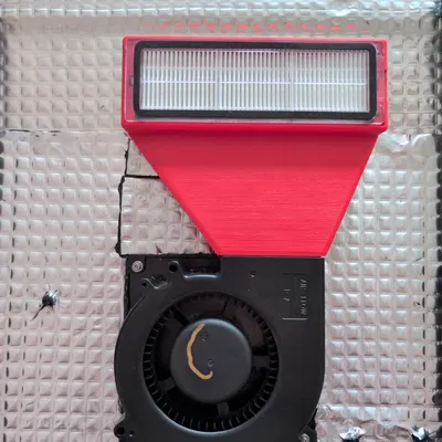 Chế quạt làm mát phụ Qidi Q1 Pro thành bộ lọc HEPA / than hoạt tính