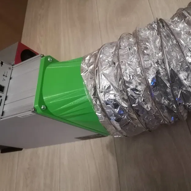 Bộ chuyển đổi ống gió 8inch (200mm) cho Antminer S21, Pro, Ks3, Xp, S19 - Image 2