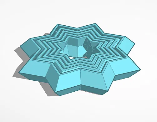 Ngôi sao thư giãn (Antistresová hvězda) - Mẫu in 3D giảm căng thẳng - Image 1