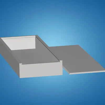 Hộp đựng đồ đa năng với nắp trượt - Thiết kế in 3D tiện lợi