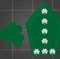 Nam châm tủ lạnh hình chiếc mũ và cỏ ba lá ngày St. Patrick - Thumbnail 1