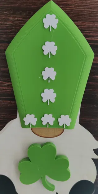 Nam châm tủ lạnh hình chiếc mũ và cỏ ba lá ngày St. Patrick - Image 2