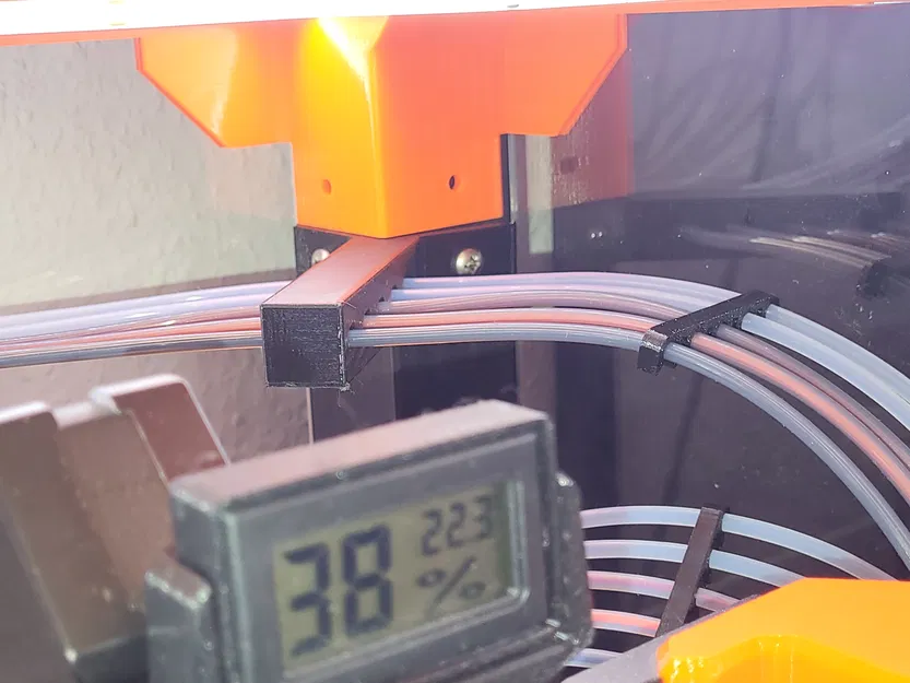 Bộ kẹp giữ ống PTFE gọn gàng cho máy in 3D trên bàn IKEA LACK - Image 1