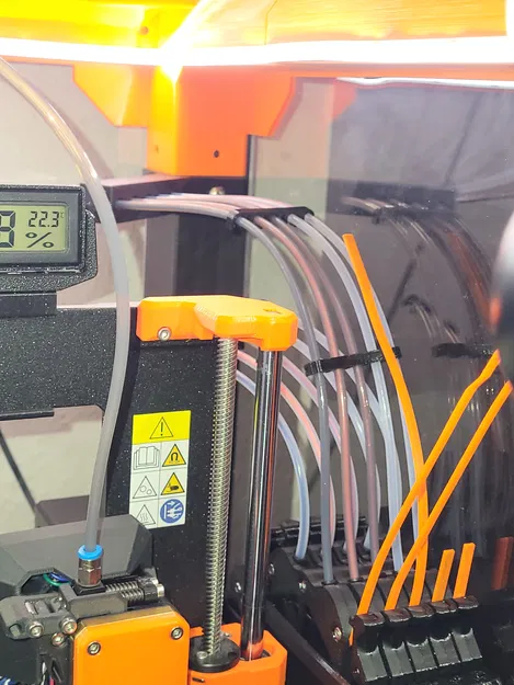 Bộ kẹp giữ ống PTFE gọn gàng cho máy in 3D trên bàn IKEA LACK - Image 2