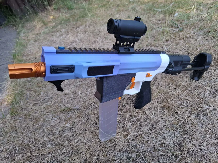 MS-GnK: Nerf Blaster Brushless 2 tầng, Solenoid, Phong cách Milsim - Cập nhật V1.1 - Image 2