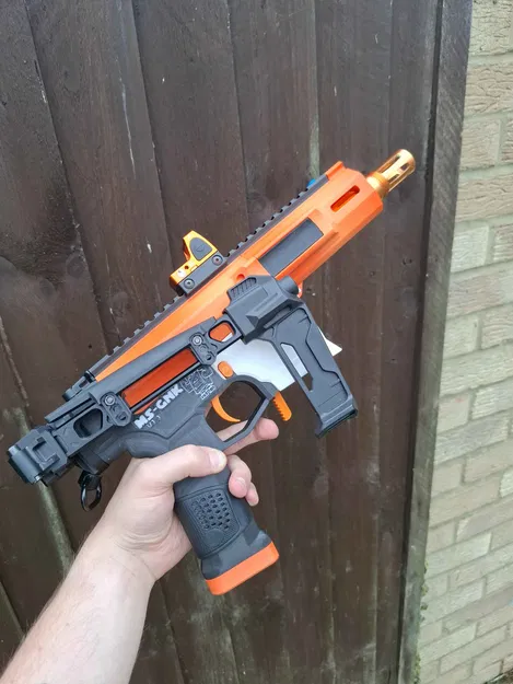 MS-GnK: Nerf Blaster Brushless 2 tầng, Solenoid, Phong cách Milsim - Cập nhật V1.1 - Image 3