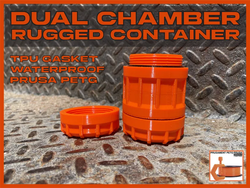 Dual Chamber Rugged Container - Hộp Đựng Chắc Chắn 2 Ngăn - Image 1
