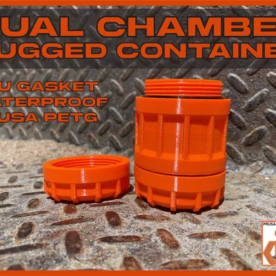 Dual Chamber Rugged Container - Hộp Đựng Chắc Chắn 2 Ngăn