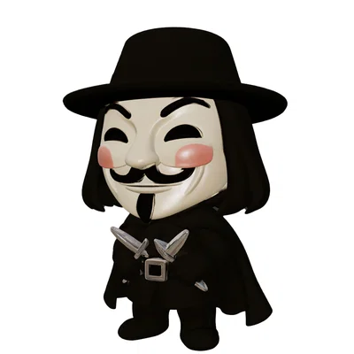 Mô hình Chibi V for Vendetta – Sản phẩm in 3D cực chất