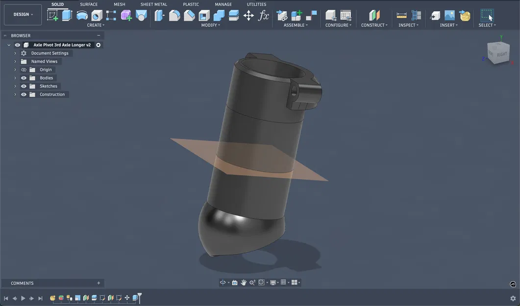 3D Sets - Trục Pivot 3rd Axle Dài Hơn - Có Tham Số - Image 5