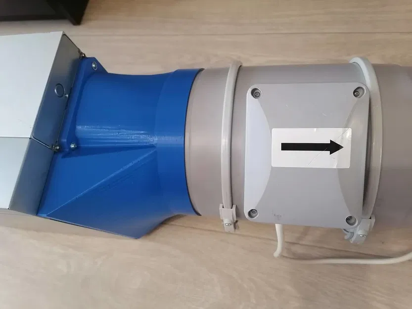 Khớp nối ống gió 200mm (8 inch) cho Antminer S21, Pro, KS3, XP, S19 và PSU - Image 3