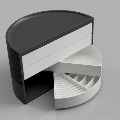 Hộp đựng trang sức tinh tế cho nhẫn, bông tai và dây chuyền