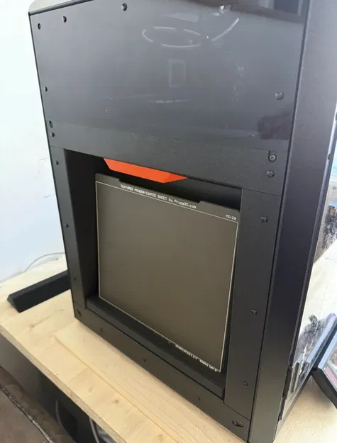 Giá treo 5 tấm build plate cho máy in Prusa Core One gọn gàng - Image 1