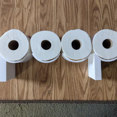 Bộ giá treo giấy vệ sinh chữ POOP sáng tạo cho phòng tắm