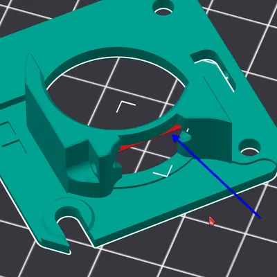 Miếng chắn bảo vệ load cell cho Nextruder Main Plate (Prusa XL, Core One, MK4) - không cần support
