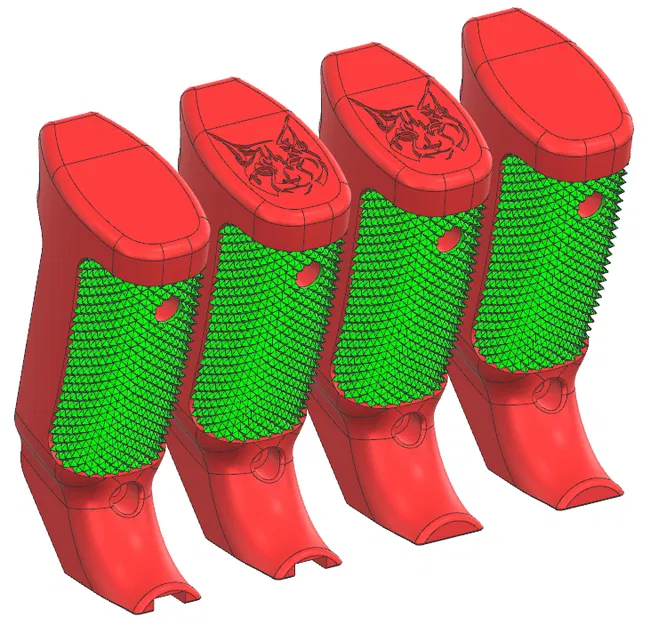 Tay cầm vân nhám Foamgasm Lynx Grip Knurled - Image 1