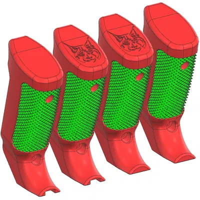 Tay cầm vân nhám Foamgasm Lynx Grip Knurled