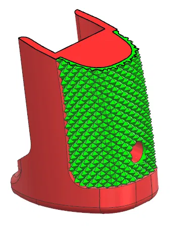 Tay cầm vân nhám Foamgasm Lynx Grip Knurled - Image 6