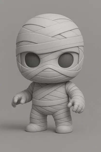 Mô hình Chibi Mummy 3D siêu đáng yêu cho máy in PLA - Image 1