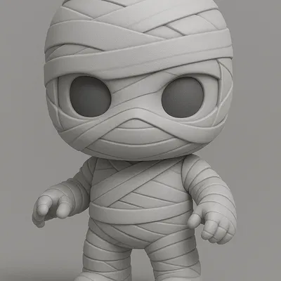 Mô hình Chibi Mummy 3D siêu đáng yêu cho máy in PLA