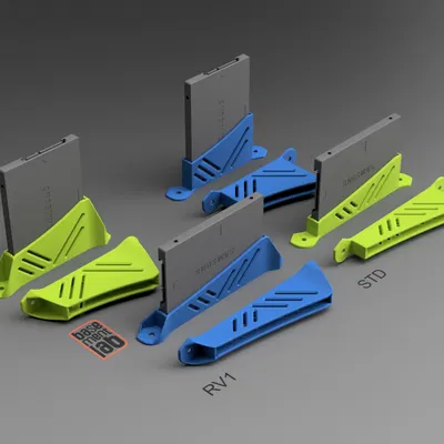 Khung gắn ổ cứng SSD HDD - Rack Mount cho thanh nhôm định hình 2020