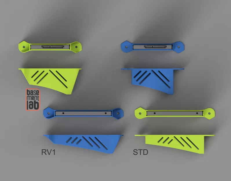 Khung gắn ổ cứng SSD HDD - Rack Mount cho thanh nhôm định hình 2020 - Image 2