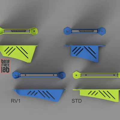 Khung gắn ổ cứng SSD HDD - Rack Mount cho thanh nhôm định hình 2020