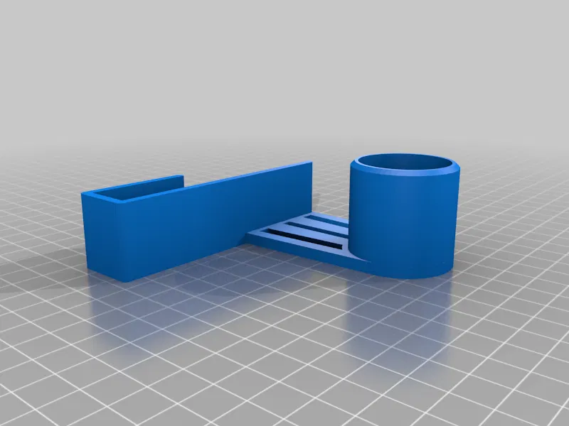 Giá treo khăn giấy thiết kế lệch (cho kệ dày 16mm) - Image 2