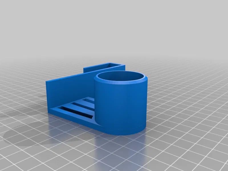 Giá treo khăn giấy thiết kế lệch (cho kệ dày 16mm) - Image 3