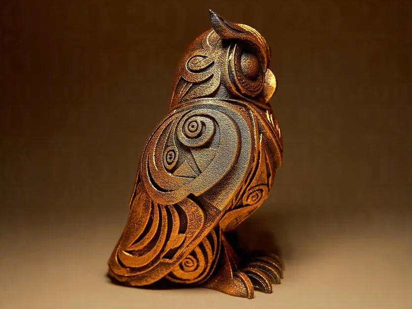 Tượng Cú Mèo Thiết Kế (Designer OWL Sculpture) - Image 2