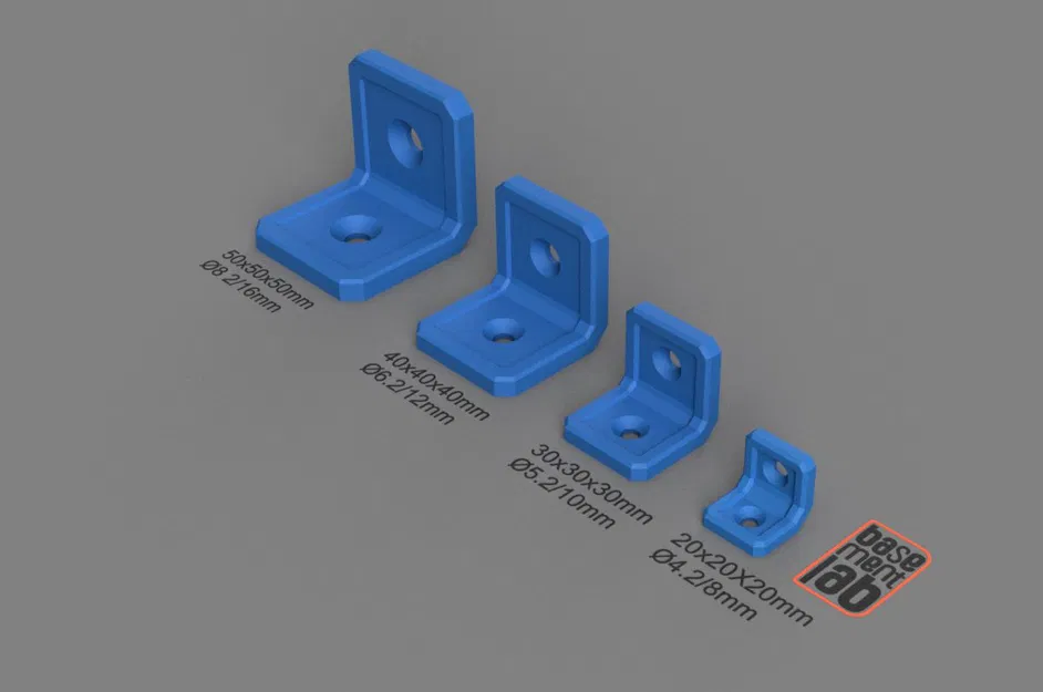 Ke Góc (Corner Bracket) Có Gân Cứng HEAVY-DUTY Cho Thanh Nhôm 2020/3030/4040/5050 V/T-Slot - Image 3
