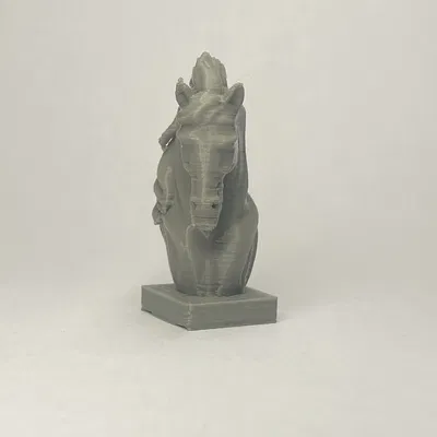 Đầu Ngựa – Tác phẩm Điêu khắc 3D sống động