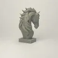 Đầu Ngựa – Tác phẩm Điêu khắc 3D sống động - Thumbnail 3