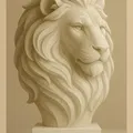 Đầu Sư Tử – Tác Phẩm Điêu Khắc Động Vật Uy Nghi - Thumbnail 1