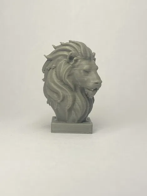 Đầu Sư Tử – Tác Phẩm Điêu Khắc Động Vật Uy Nghi - Image 3