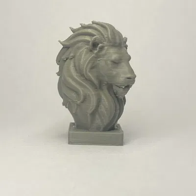 Đầu Sư Tử – Tác Phẩm Điêu Khắc Động Vật Uy Nghi