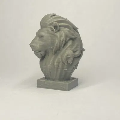 Đầu Sư Tử – Tác Phẩm Điêu Khắc Động Vật Uy Nghi