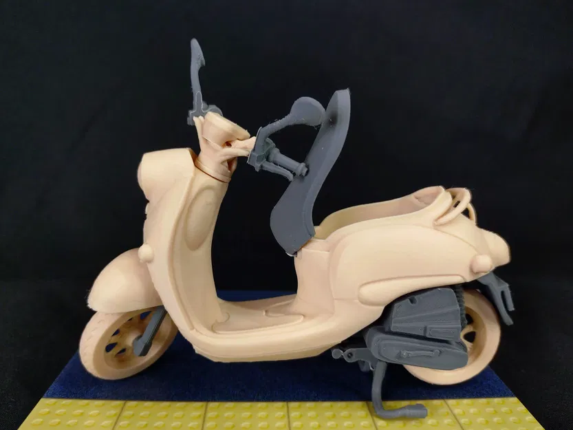 Mô hình xe máy Yamaha Vino tỷ lệ 1/12 - Image 1