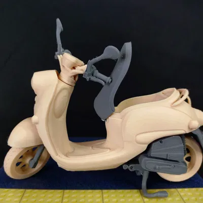 Mô hình xe máy Yamaha Vino tỷ lệ 1/12