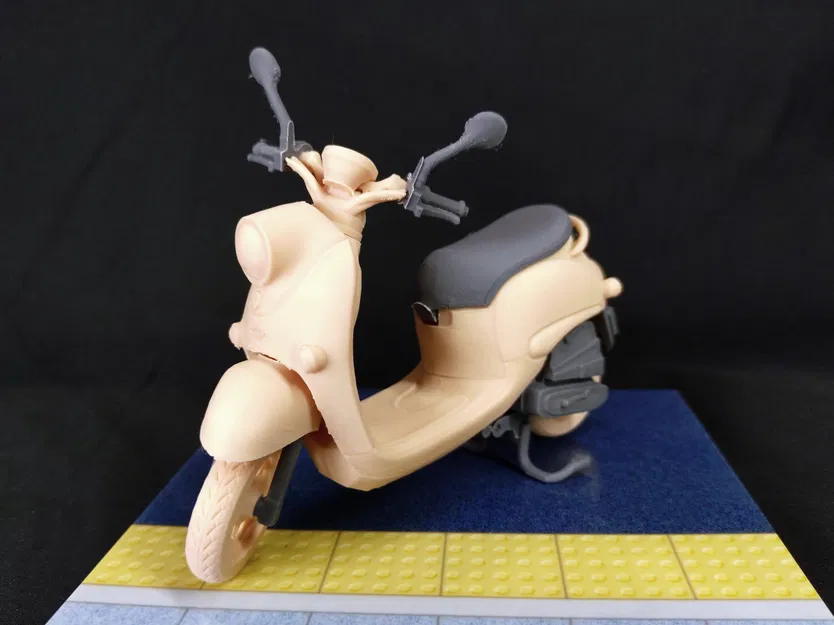 Mô hình xe máy Yamaha Vino tỷ lệ 1/12 - Image 4