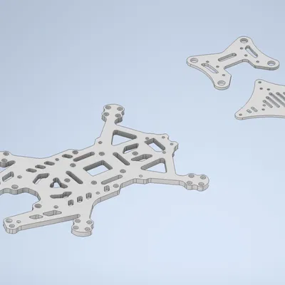 Bộ khung GEPRC Cinelog35 V2 (Thiết kế vẽ lại)