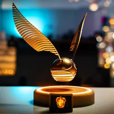 Mô hình TRÁI SNITCH VÀNG lơ lửng