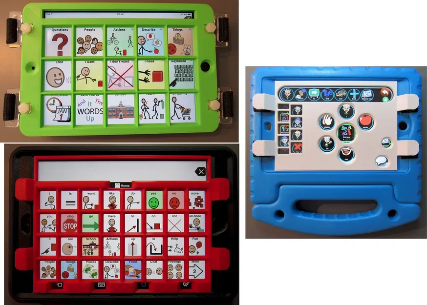 Keyguard Tùy Chỉnh In 3D Cho Ứng Dụng AAC Trên Máy Tính Bảng - Image 1