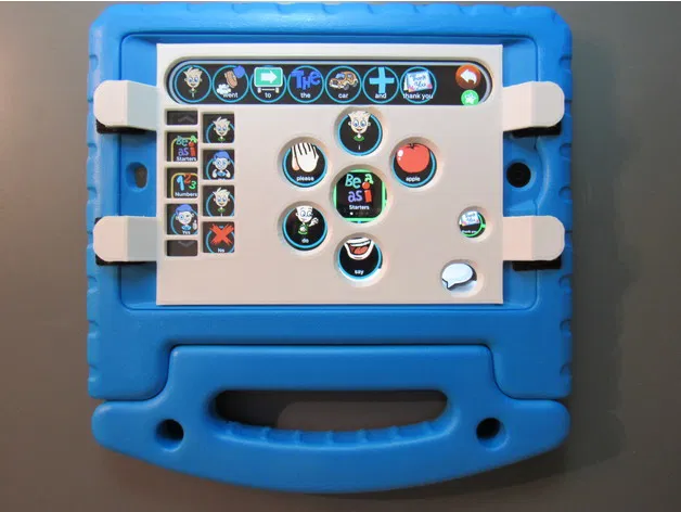 Keyguard Tùy Chỉnh In 3D Cho Ứng Dụng AAC Trên Máy Tính Bảng - Image 3